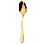 قاشق مربا خوری فلورانس طلاییPVD ناب استیل