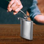 فلاسک نوشیدنی 236ml استیل با قیف WestMark