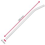 نی شیشه ای 6تایی 20سانت با برس شستشو WestMark - Image 7