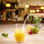 نی شیشه ای 6تایی 20سانت با برس شستشو WestMark