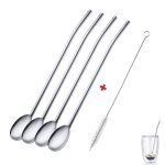 قاشق شربت 4تایی نی دار با برس تمیز کننده WestMark - Image 3