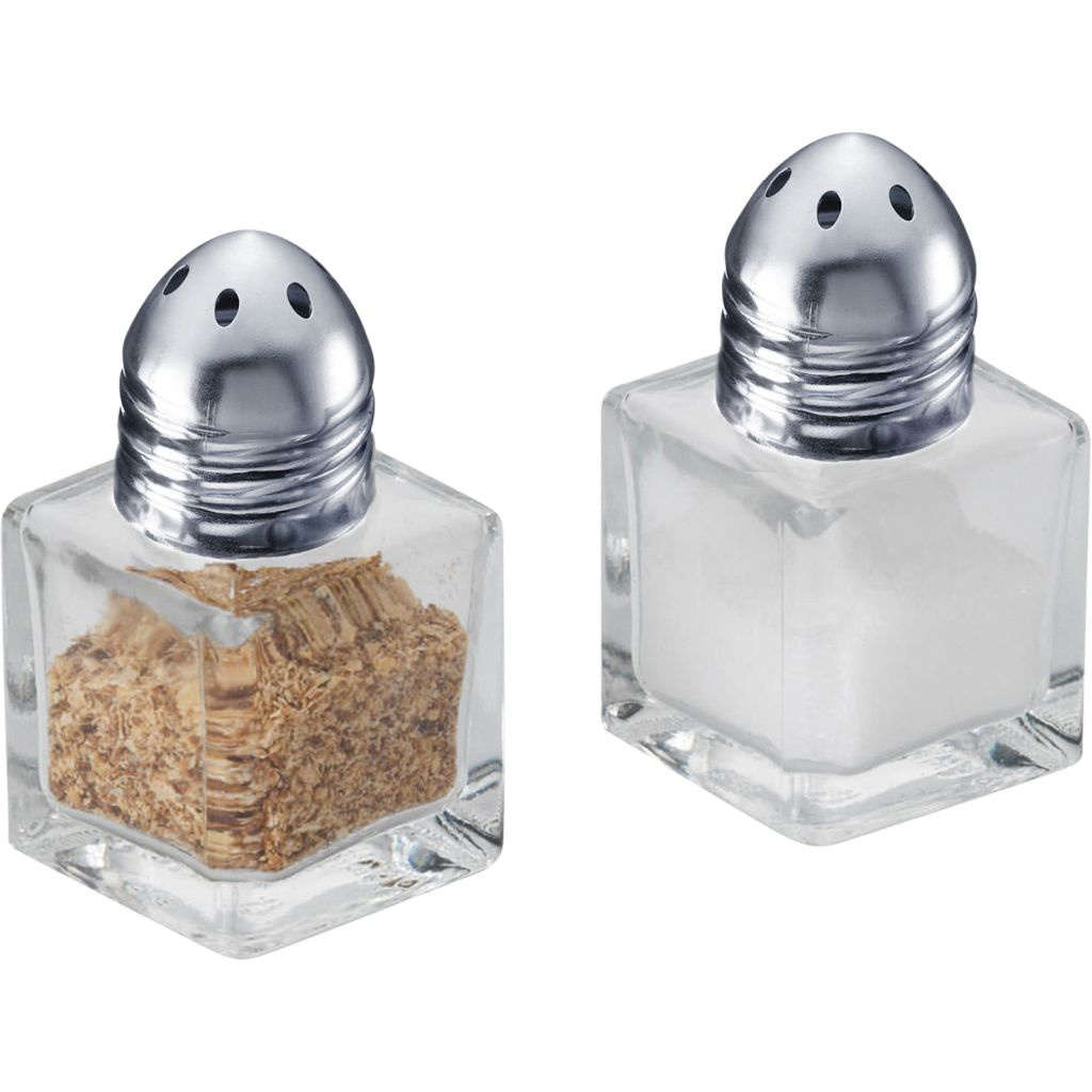 Salz+Pfeffer نمک پاش مینی شیشه/استیل WestMark - Image 1