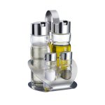 ست 4پارچه نمک فلفل سرکه روغن Wien استیل WestMark - Image 3