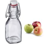 بطری شیشه مربع 125 درقفلی WestMark