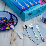 ست هفت پارچه غذاخوری کودک بی بی اند مر آبی Nicolo