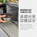 ظرف غذا گرد 950 استیل درب سوپاپ Black+Blum - Image 2