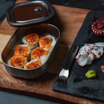 ست لانچ باکس 1لیتر BAM استیل بند نارنجی Black+Blum - Image 4