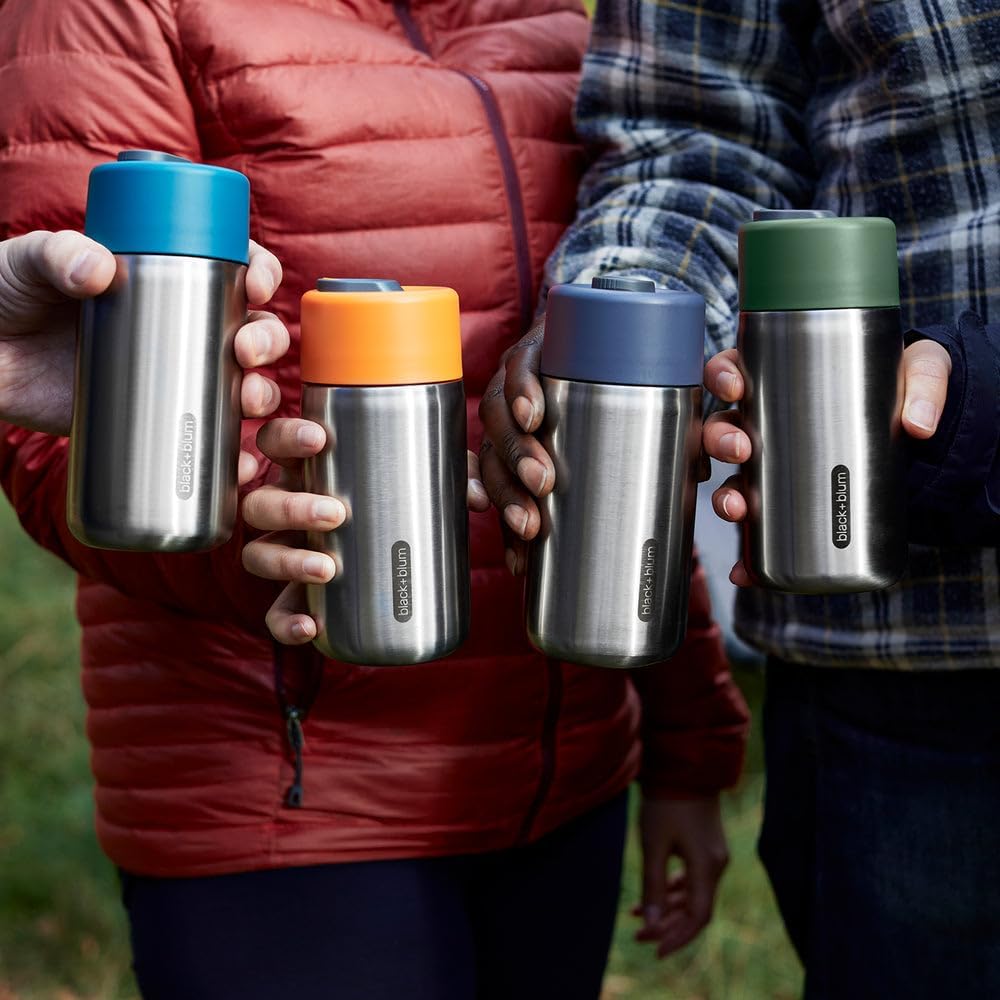 61oqfloypLL._AC_SL1000_ تراول ماگ 340 استیل نارنجی Black+Blum - Image 1