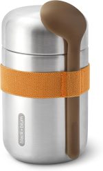 فلاسک غذا استوانه 400 استیل با قاشق چوبی Black+Blum - Image 3