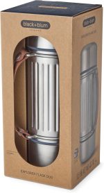 فلاسک 1لیتر اکسپلورر با دو کاپ استیل Black+Blum - Image 5