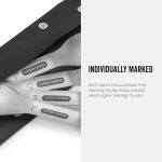 چنگال/قاشق دوسر استیل چهار تایی Black+Blum - Image 4