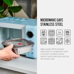 ظرف غذا مربع 1400 استیل درب سوپاپ Black+Blum - Image 3