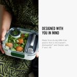 ست لانچ باکس 1لیتر مربع چند تکه پلیمر سبز Black+Blum - Image 5