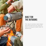 فلاسک 1لیتر اکسپلورر با دو کاپ استیل Black+Blum - Image 6