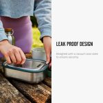 ست لانچ باکس 1لیتر BAM استیل بند سبز Black+Blum - Image 7