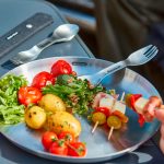 چنگال/قاشق دوسر استیل چهار تایی Black+Blum - Image 9